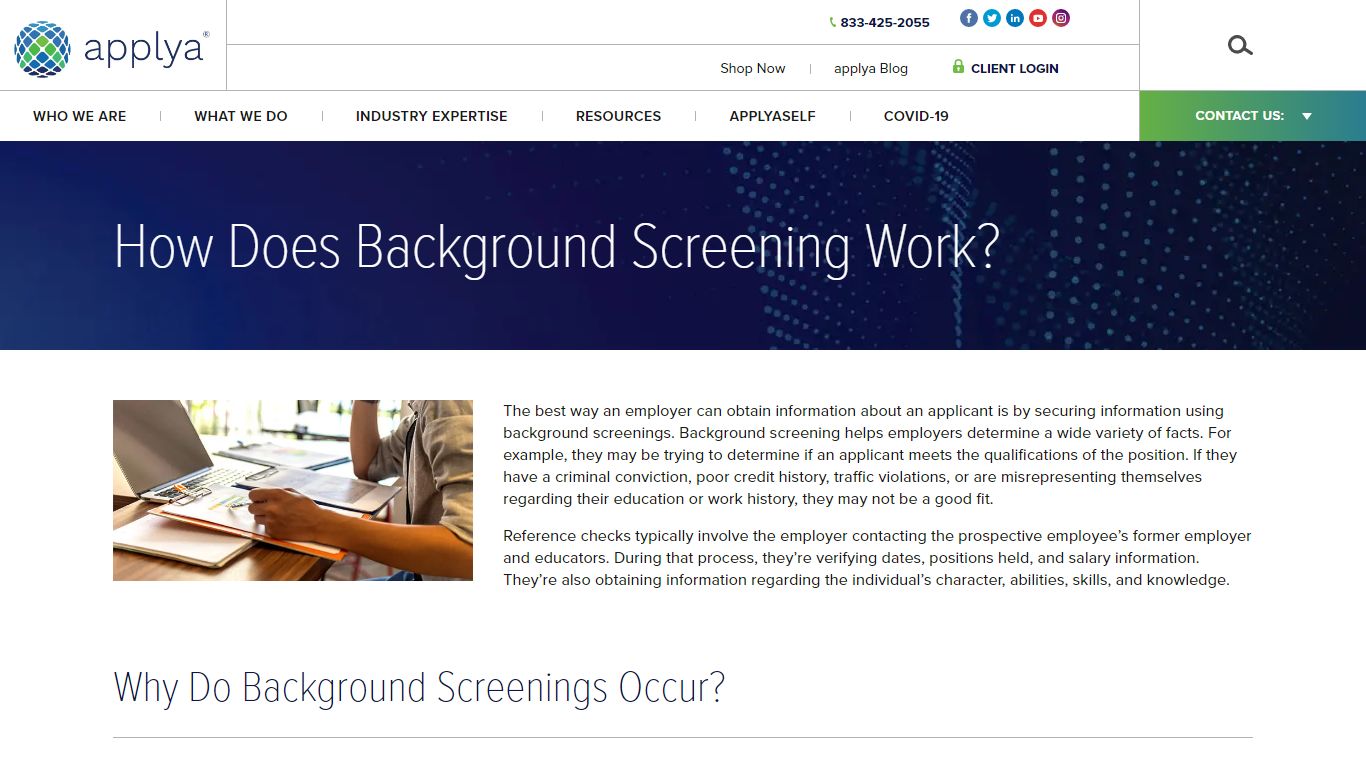 How Does Background Screening Work? - applya